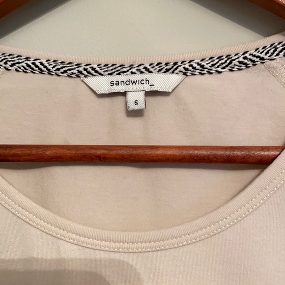 Sandwich Cream Long Sleeve Top - Picture 3 of 9